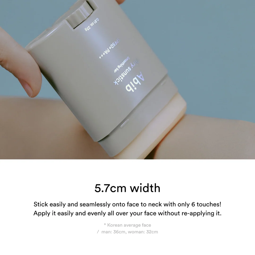 Abib Airy Sunstick Smoothing Bar SPF50+ Pa++++ - Image 4