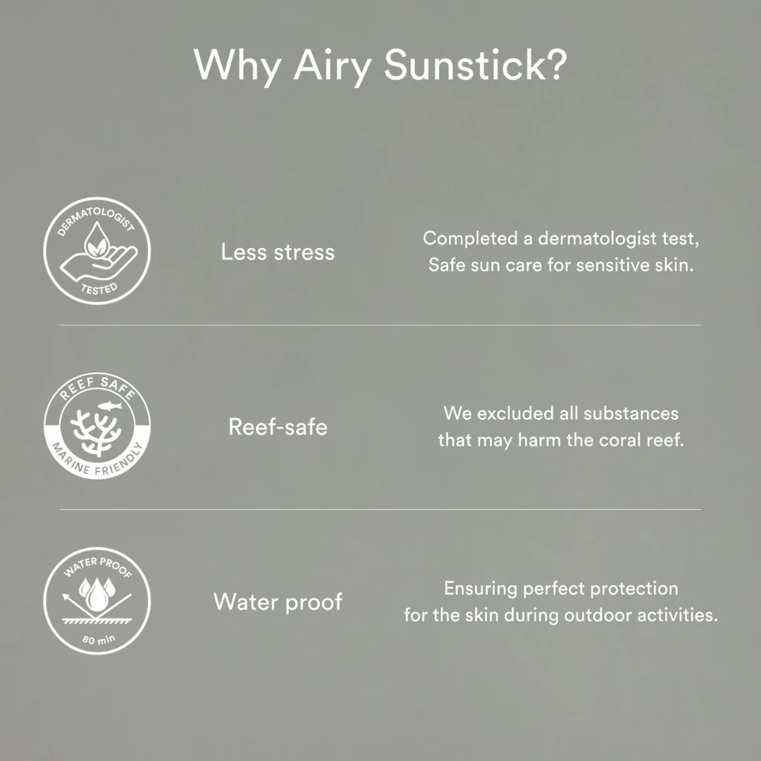 Abib Airy Sunstick Smoothing Bar SPF50+ Pa++++ - Image 8