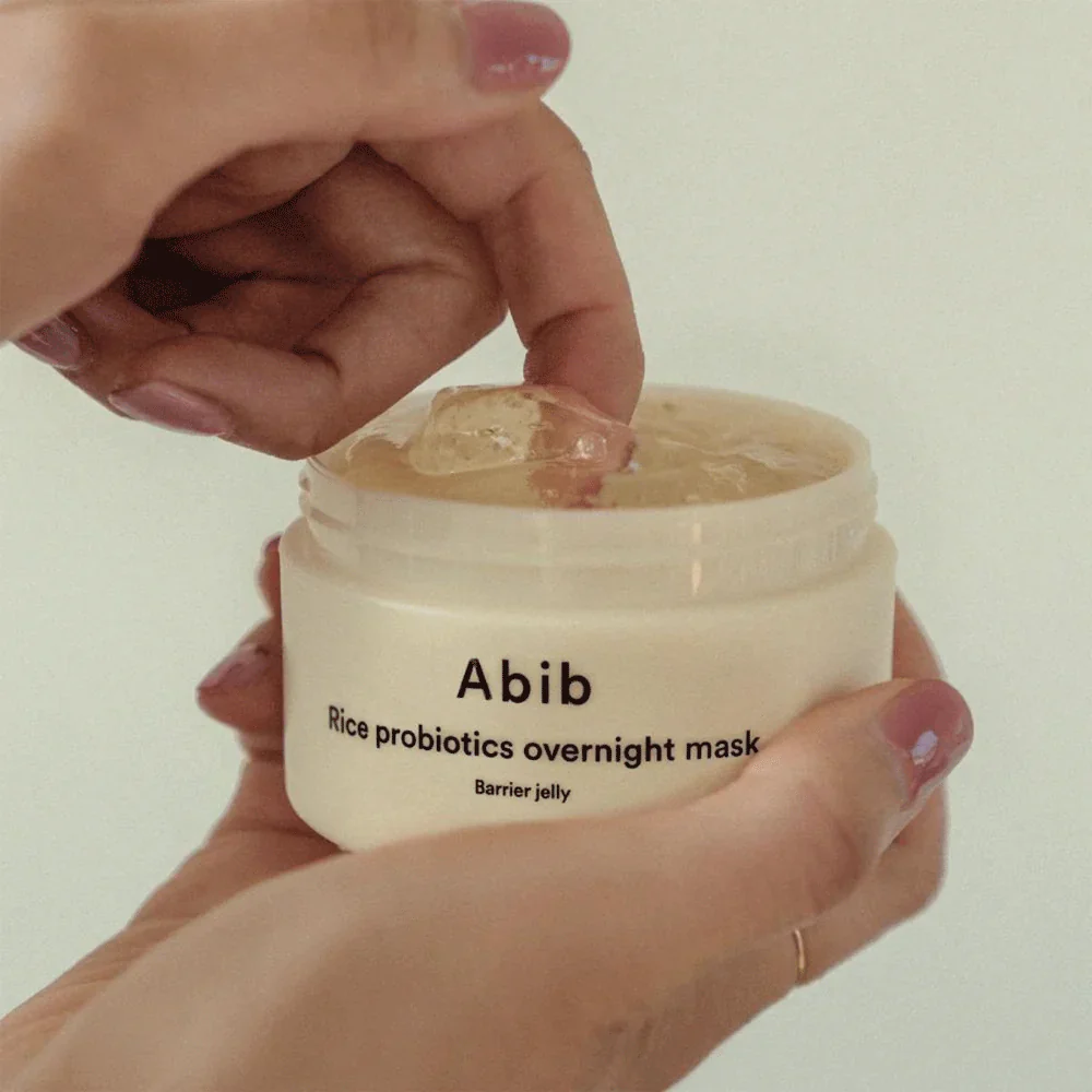 Abib Rice Probiotics Overnight Mask Barrier Jelly 80mL - Image 3