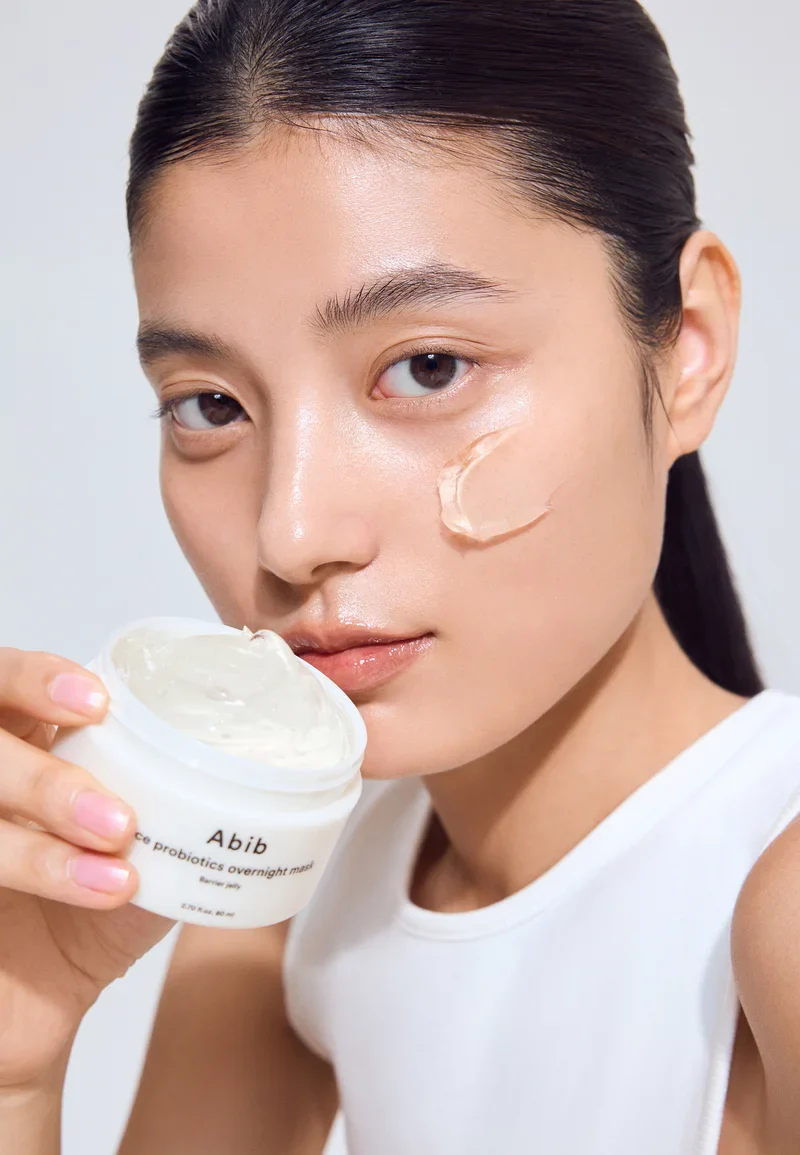 Abib Rice Probiotics Overnight Mask Barrier Jelly 80mL - Image 4