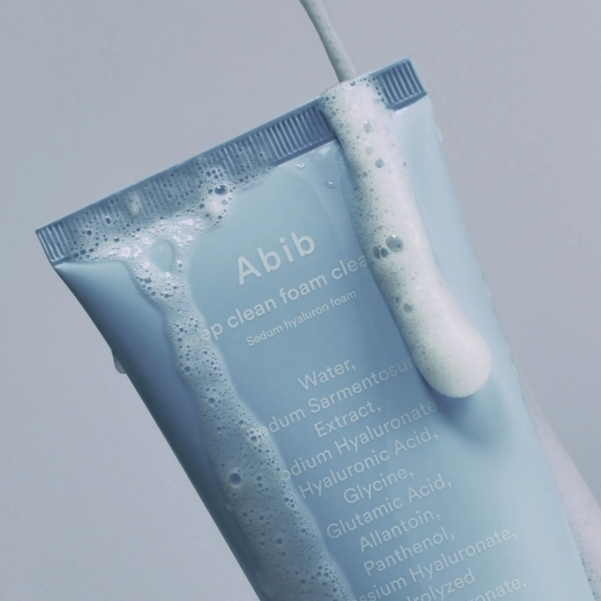Abib Sedum Hyaluron Foam_Deep Clean Foam Cleanser 150mL - Image 4