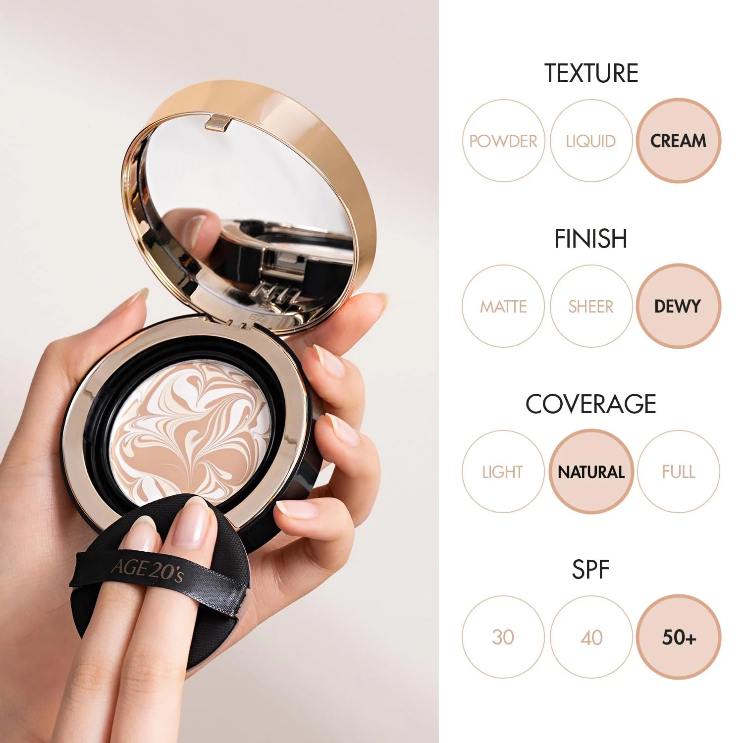 AGE20'S Signature Essence Pact Intense Cover 2EA  - 2 Colors - Image 4