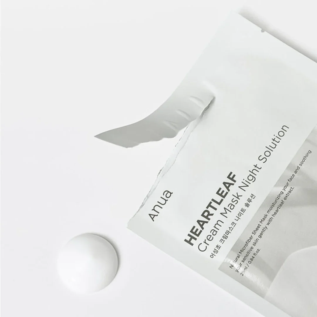 ANUA Heartleaf Cream Mask Night Solution 1EA - Image 3