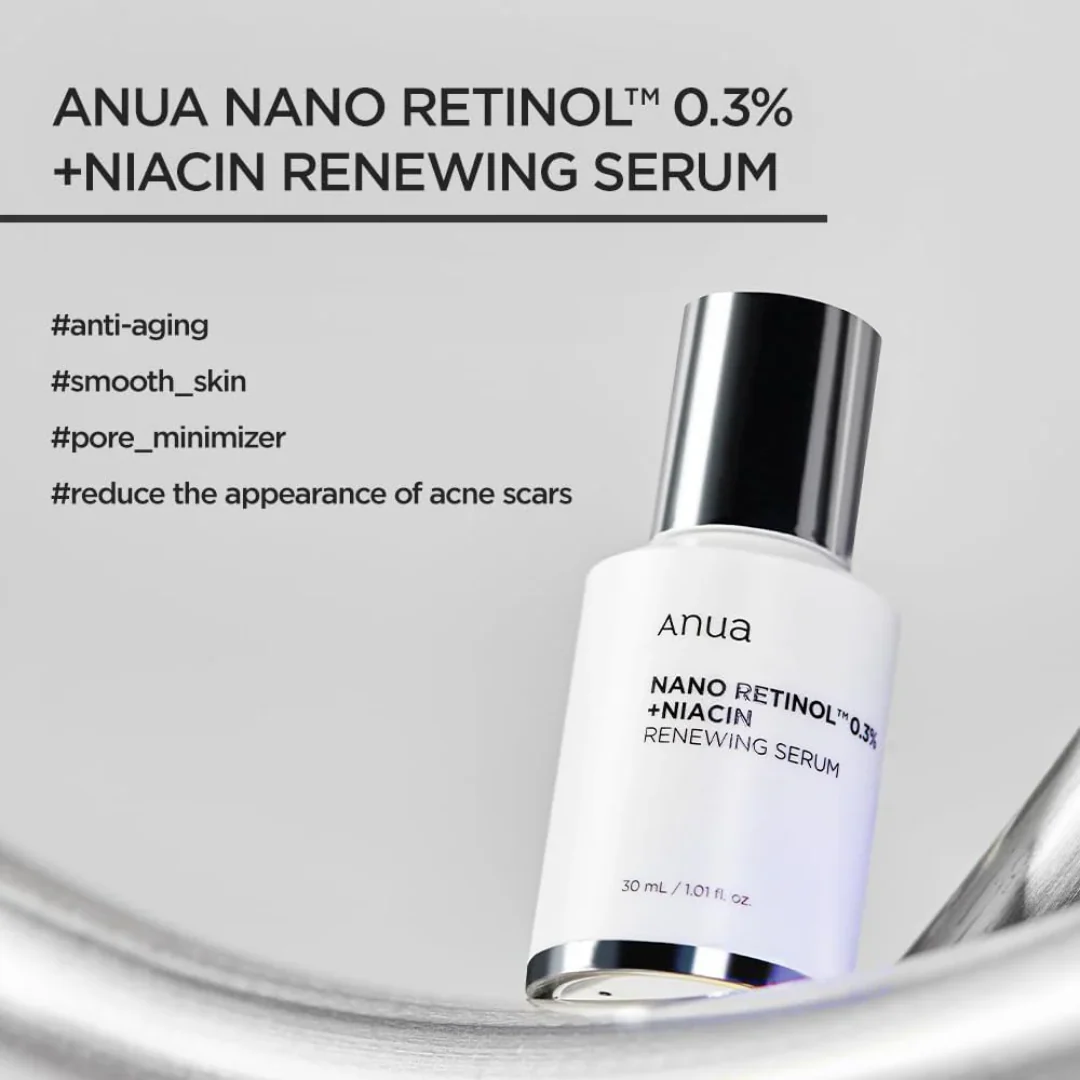 ANUA Nano Retinol 0.3% Niacin Renewing Serum 30ml - Image 3