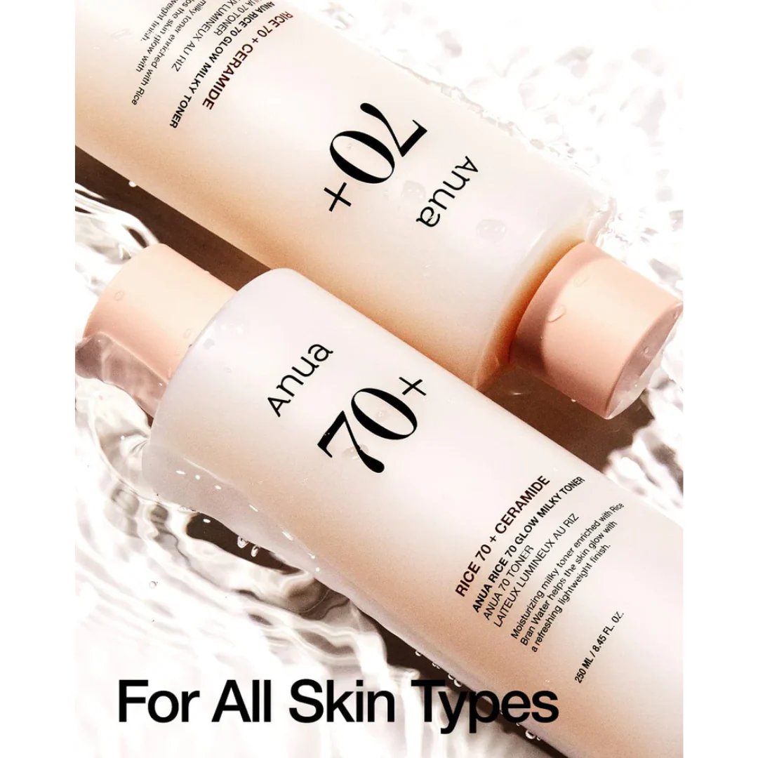 ANUA Rice 70 Glow Milky Toner 250ml - Image 5
