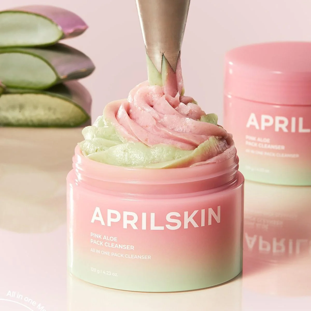 APRILSKIN Pink Aloe Pack Cleanser 120g - Image 2