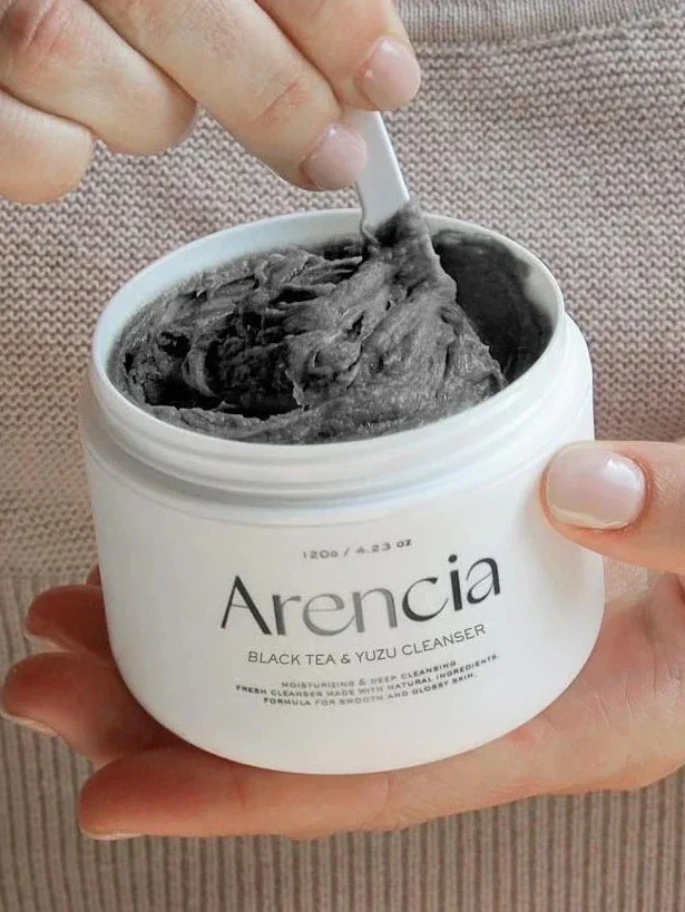 ARENCIA Black Tea & Yuzu Cleanser 120g - Image 4