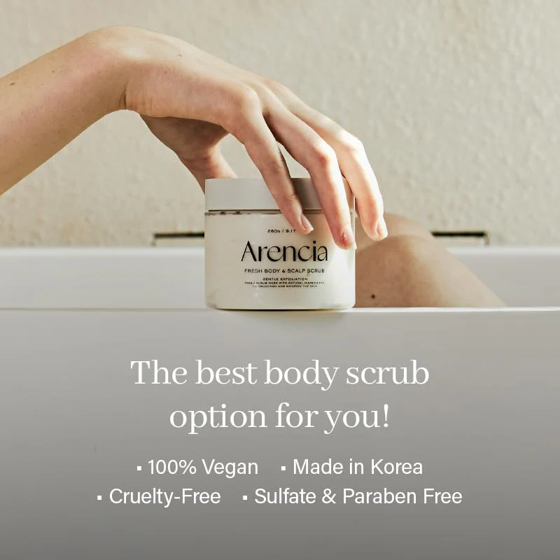 ARENCIA Fresh Cloud Scrub White Tea & Neroli 260g - Image 5