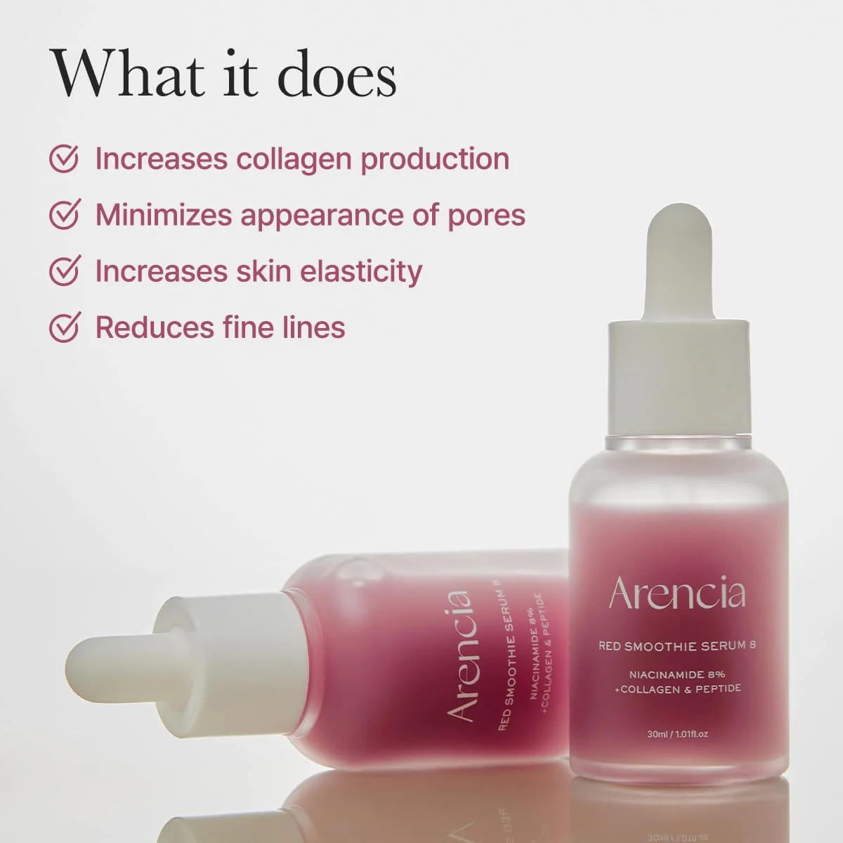 ARENCIA Red Smoothie Serum 8 30ml - Image 3