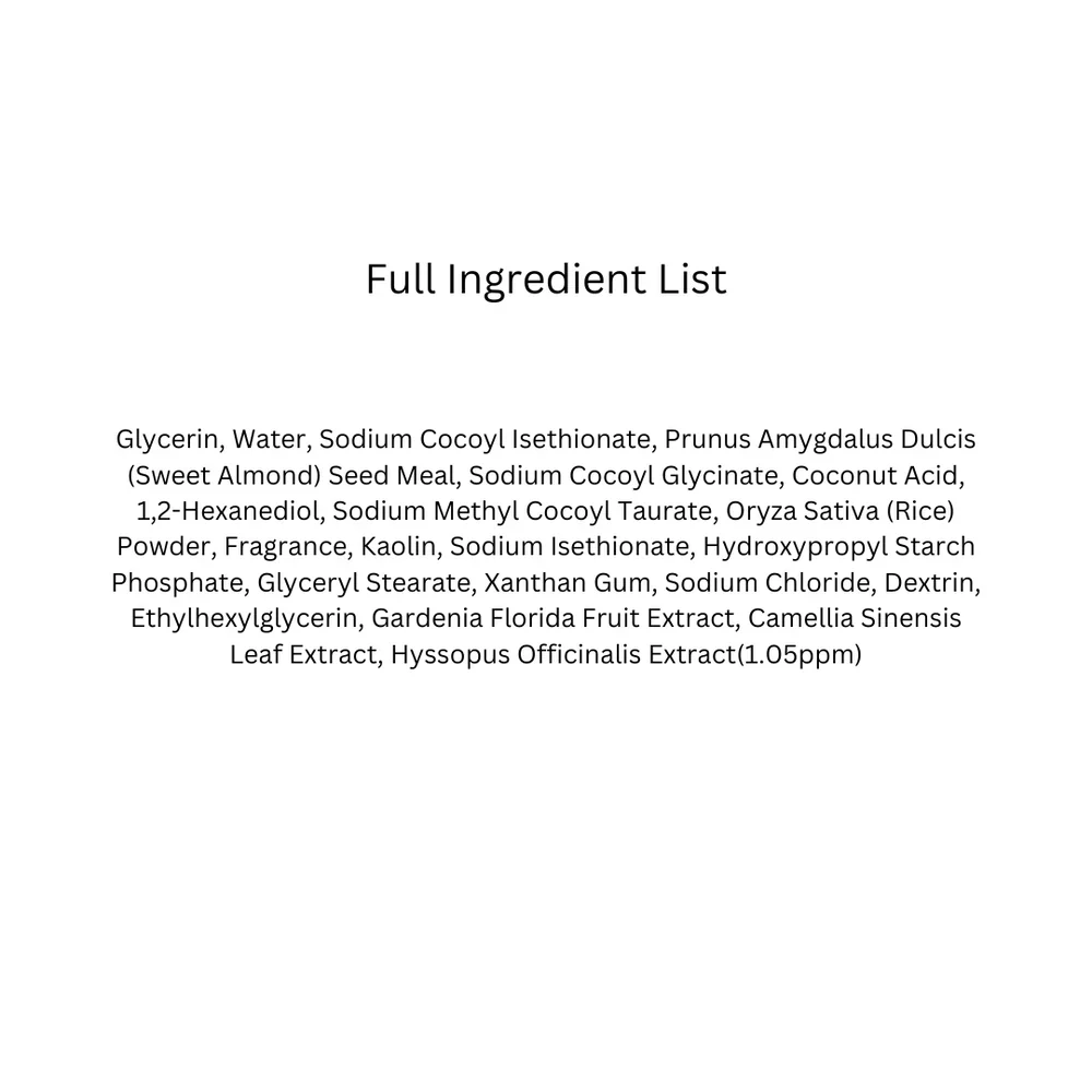 ARENCIA Royal Blue Hyssop Rice Mochi Cleanser 120g - Image 8