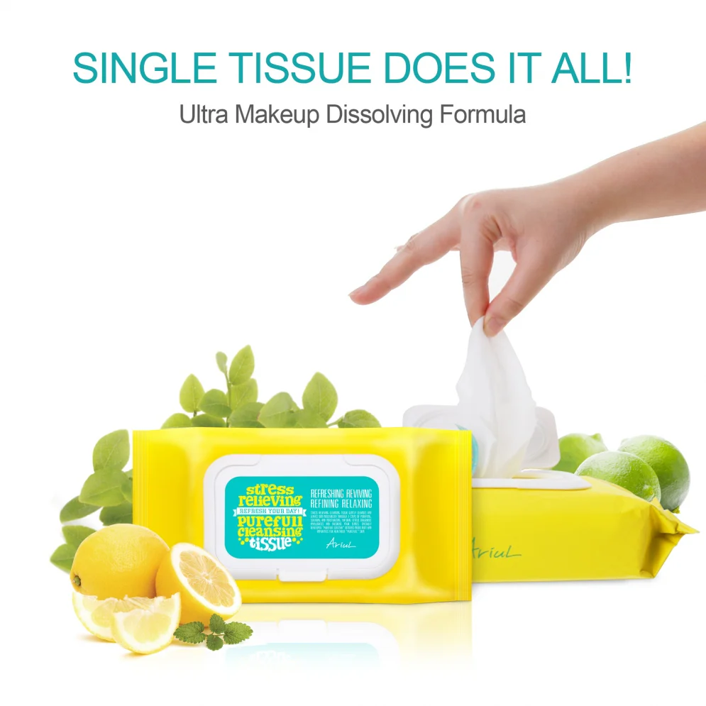 Ariul Stress Relieving Purefull Cleansing Tissue - Image 3