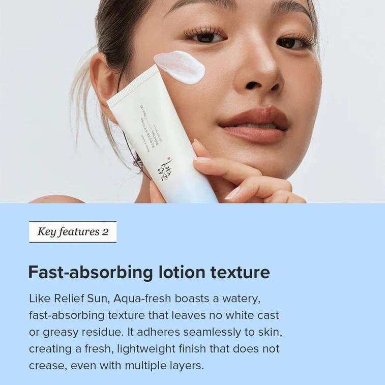 Beauty of Joseon Relief Sun Aqua-fresh: Rice + B5 SPF 50+ PA++++ 50 mL - Image 4