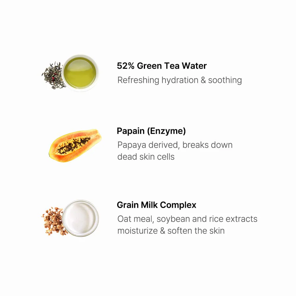 By Wishtrend Green Tea & Enzyme Milky Foaming Wash 140ml - Image 7