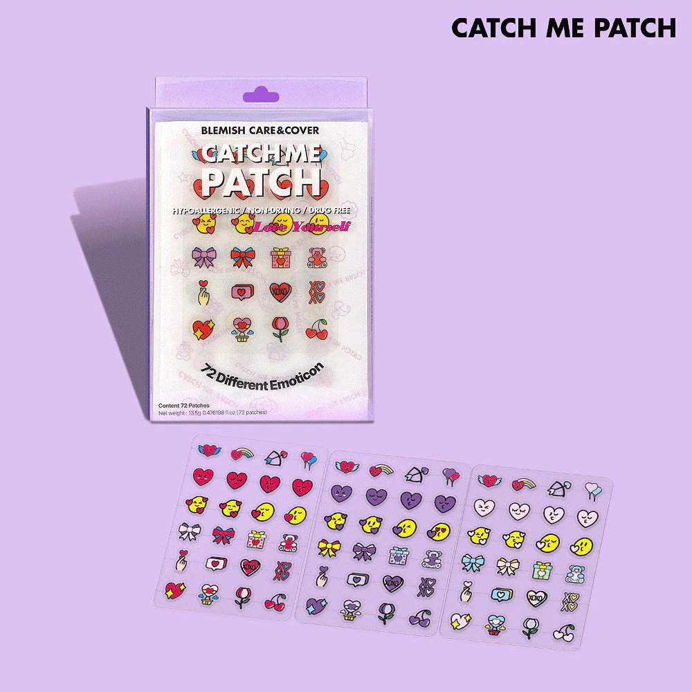 Catch Me Patch Emoticon Love Yourself 72pcs - Image 3