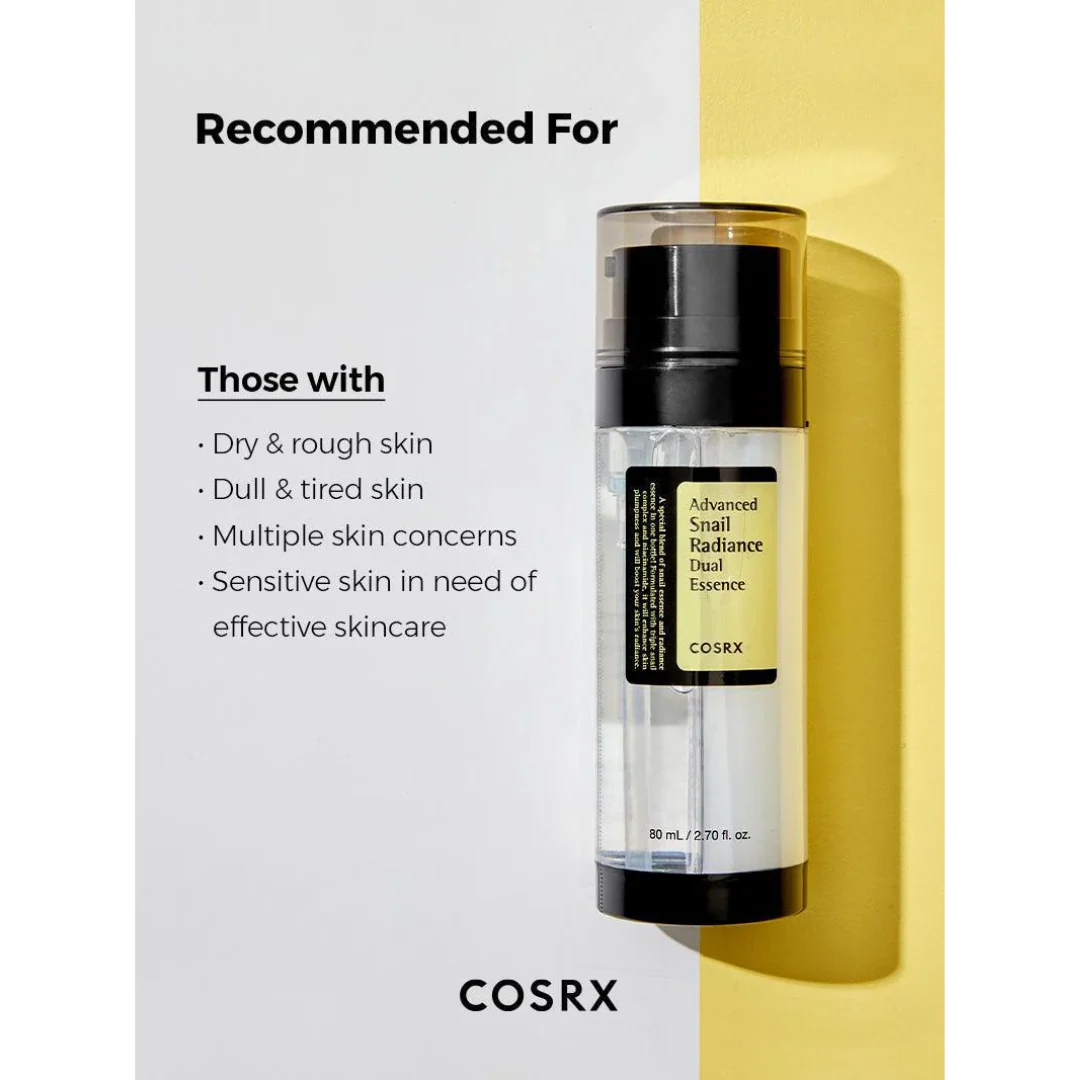 COSRX Advanced Snail Radiance Dual Essence 80mL - Image 8
