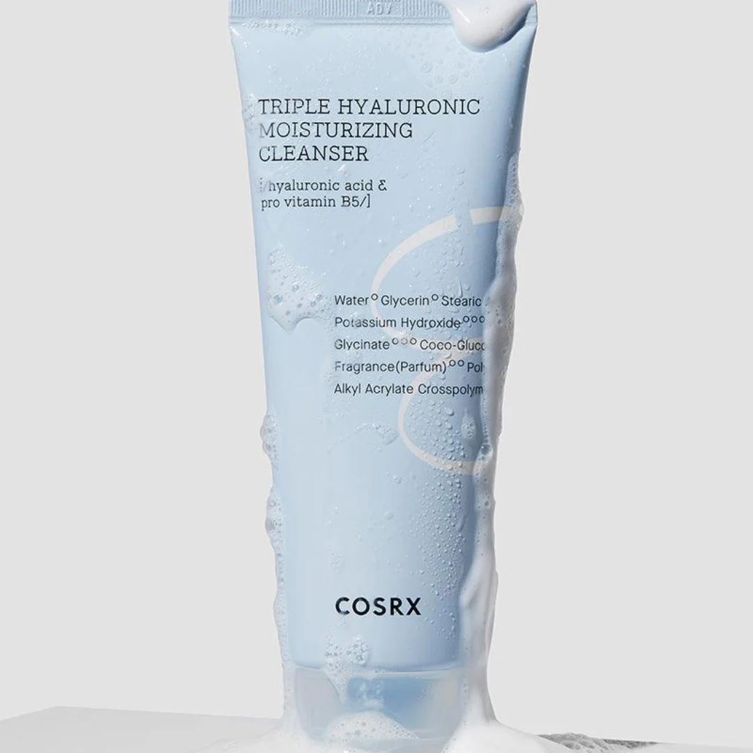 COSRX Hydrium Triple Hyaluronic Moisturizing Cleanser 150mL - Image 3