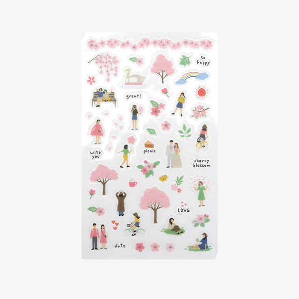 Dailylike Daily Sticker 31 Cherry Blossom