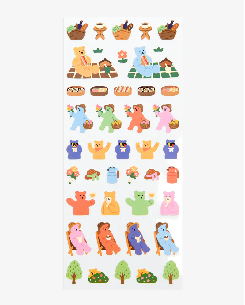 Dailylike Diary Removable Seal Sticker 30 Picnic