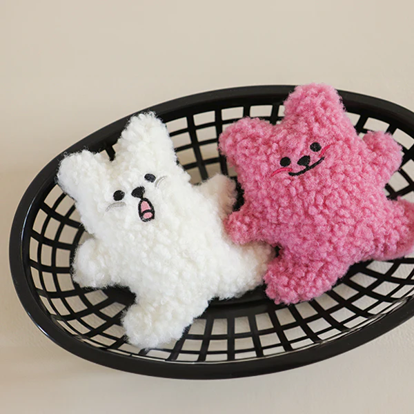 Dailylike Fried Bear Toy Keyring 01 Pink - Image 4