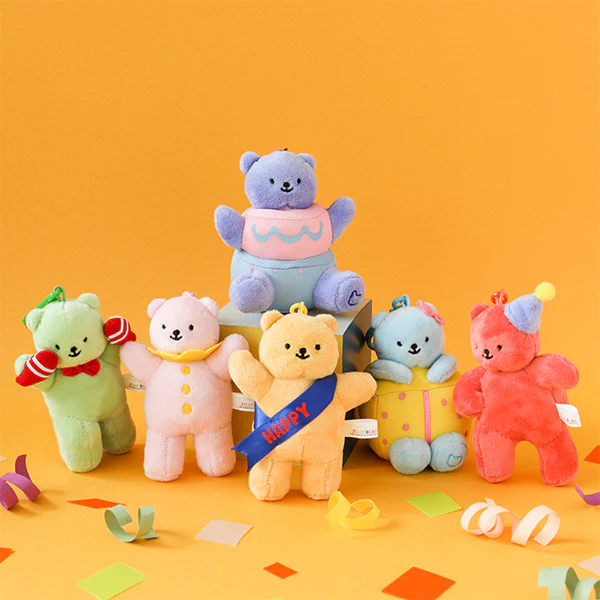 Dailylike Jelly Bear Stuffed Toy Keyring 05 Avo - Image 2