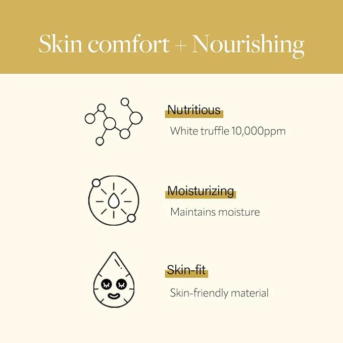 d'Alba White Truffle Nourishing Treatment Mask 1EA - Image 5
