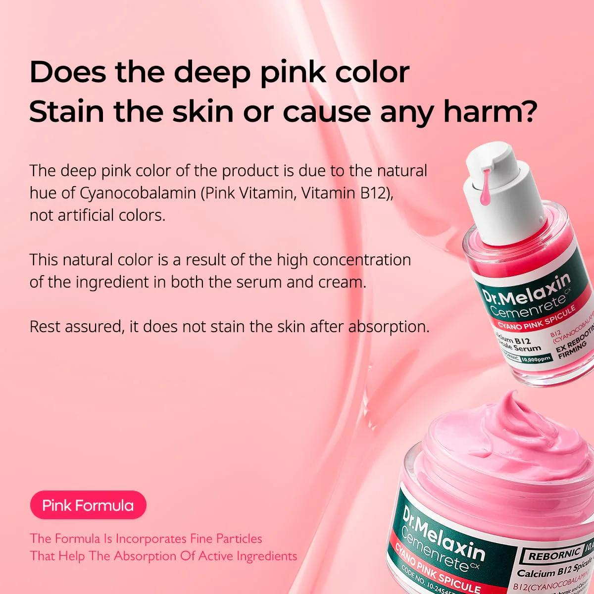 Dr.Melaxin Cemenrete Cyano Pink Spicule Cream 50ml - Image 7