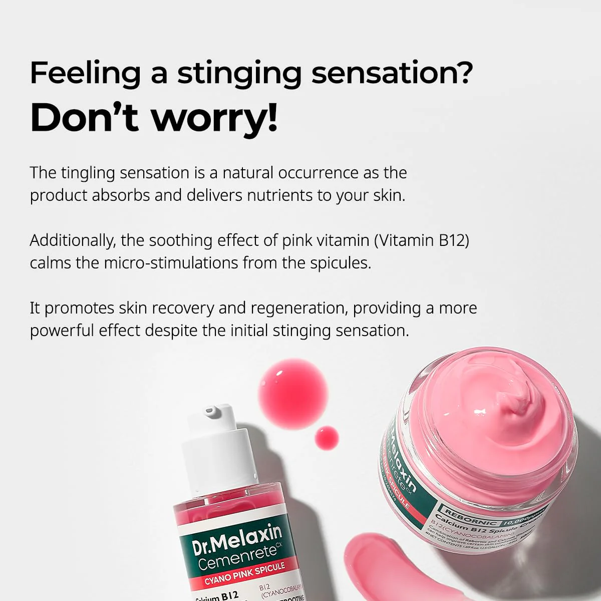 Dr.Melaxin Cemenrete Cyano Pink Spicule Cream 50ml - Image 8