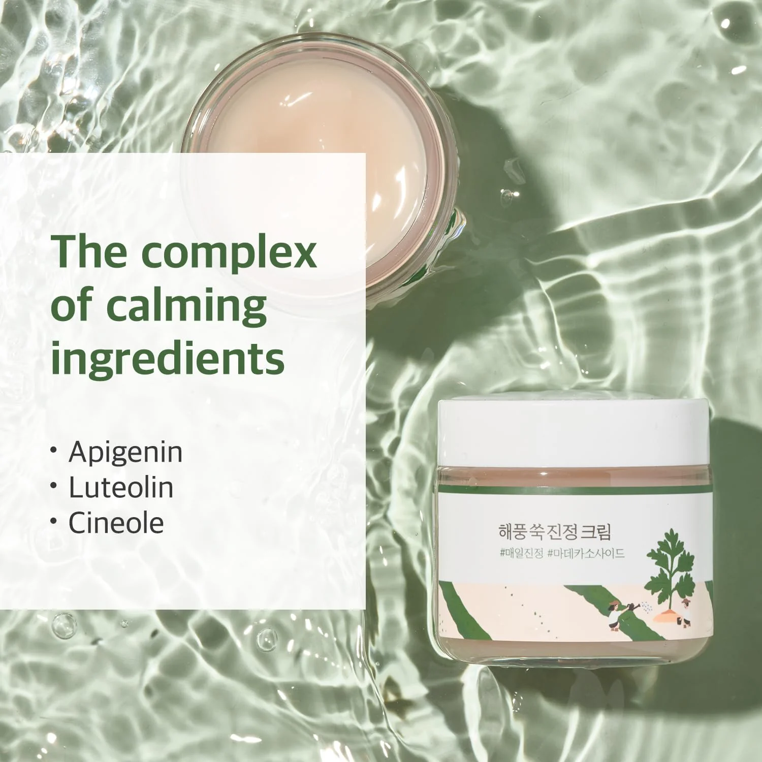 ROUND LAB Mugwort Calming Cream 80ml - Image 4