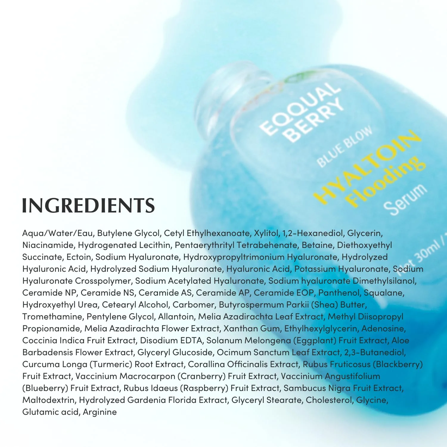 EQQUALBERRY Hyaltoin Flooding Serum 30mL - Image 6