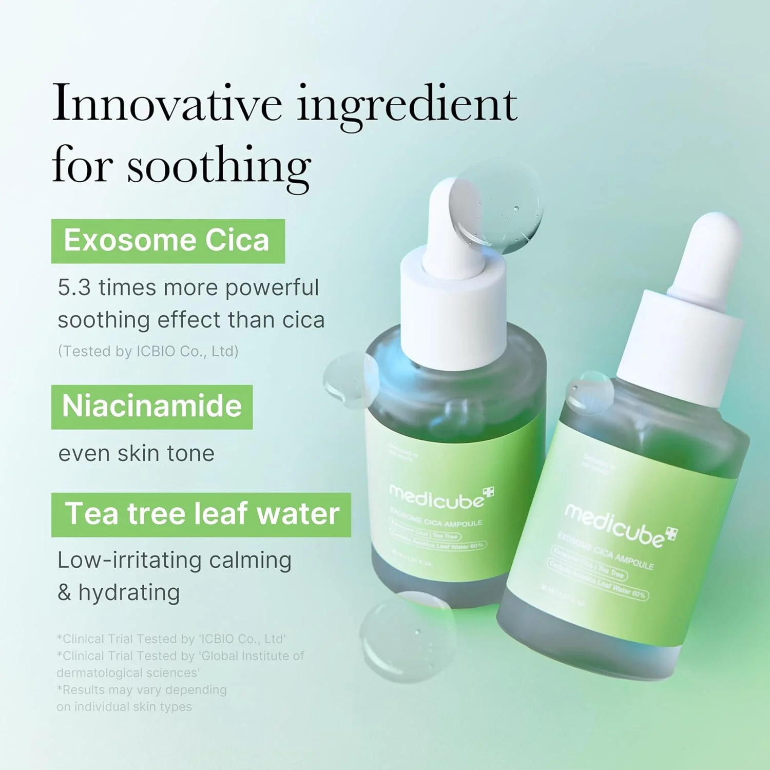Medicube Exosome Cica Ampoule 30mL - Image 3