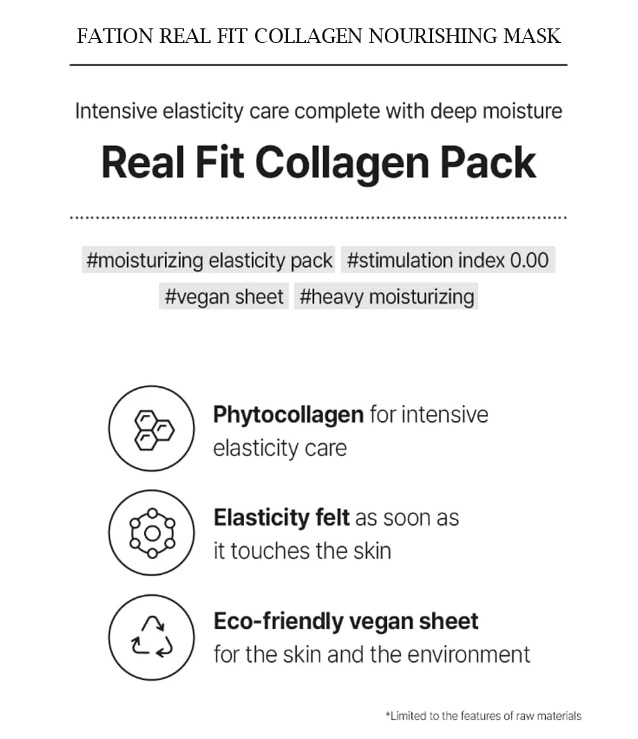 FATION Real Fit Collagen Firming Mask 1 EA - Image 3