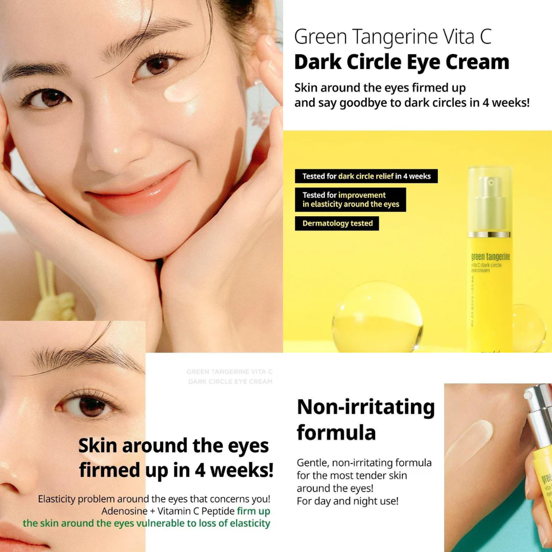 goodal Green Tangerine Vita C Dark Circle Eye Cream 30mL - Image 4