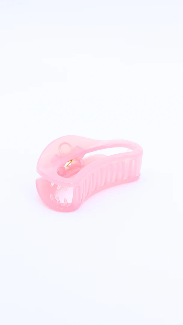 H ART Large Hollow Hair Claw Pink - Image 2