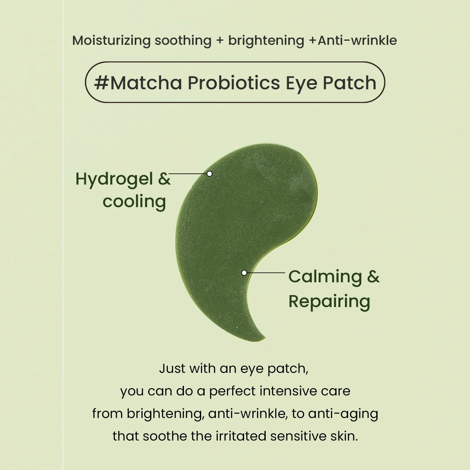 HEIMISH Matcha Biome Hydrogel Eye Patch 60EA - Image 3