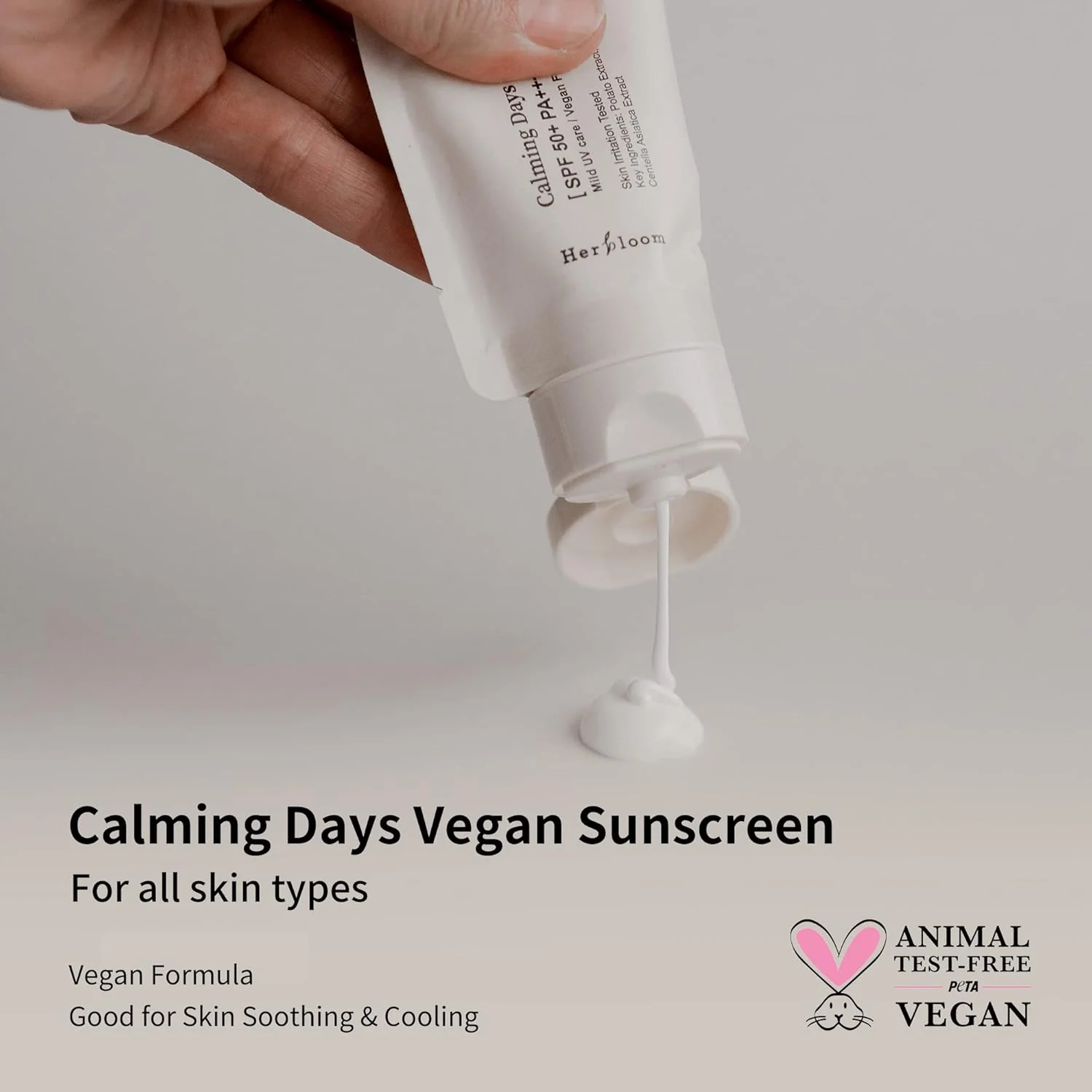 Herbloom Calming Days Vegan Sunscreen SPF 50+ PA++++ 50ml - Image 2