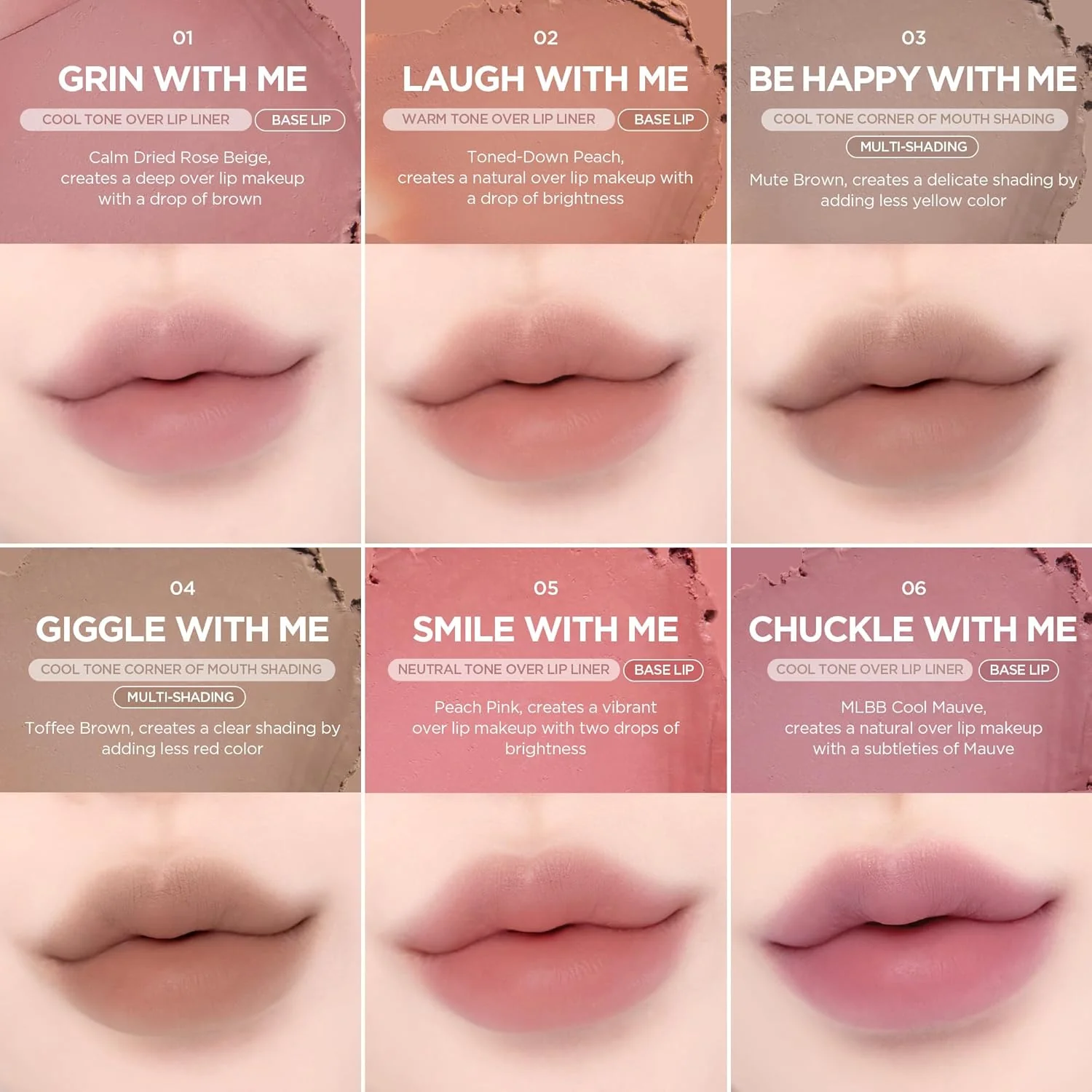 ilybyred Smiley Lip Blending Stick - 5 Colors - Image 10