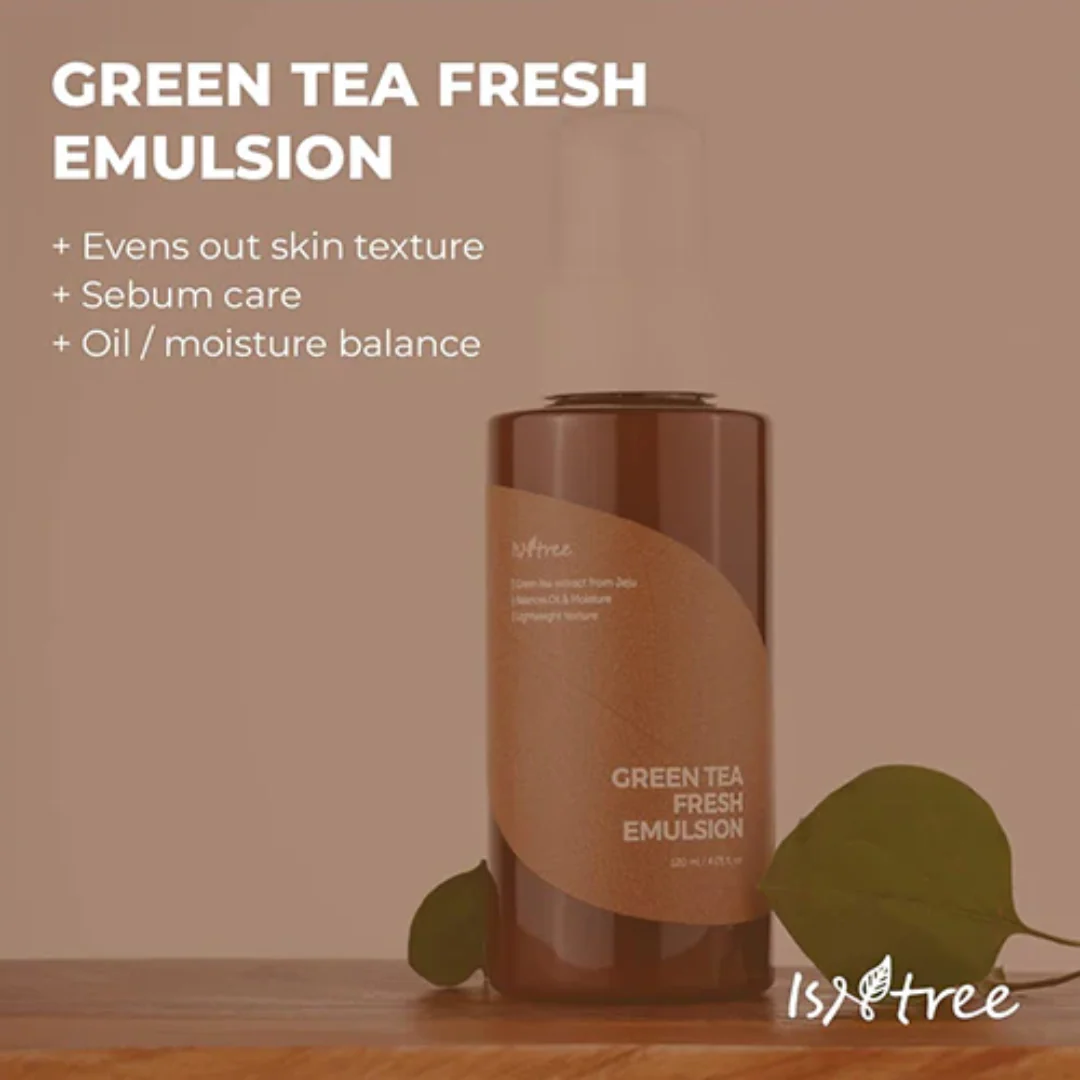 ISNTREE Green Tea Fresh Emulsion 120ml - Image 3