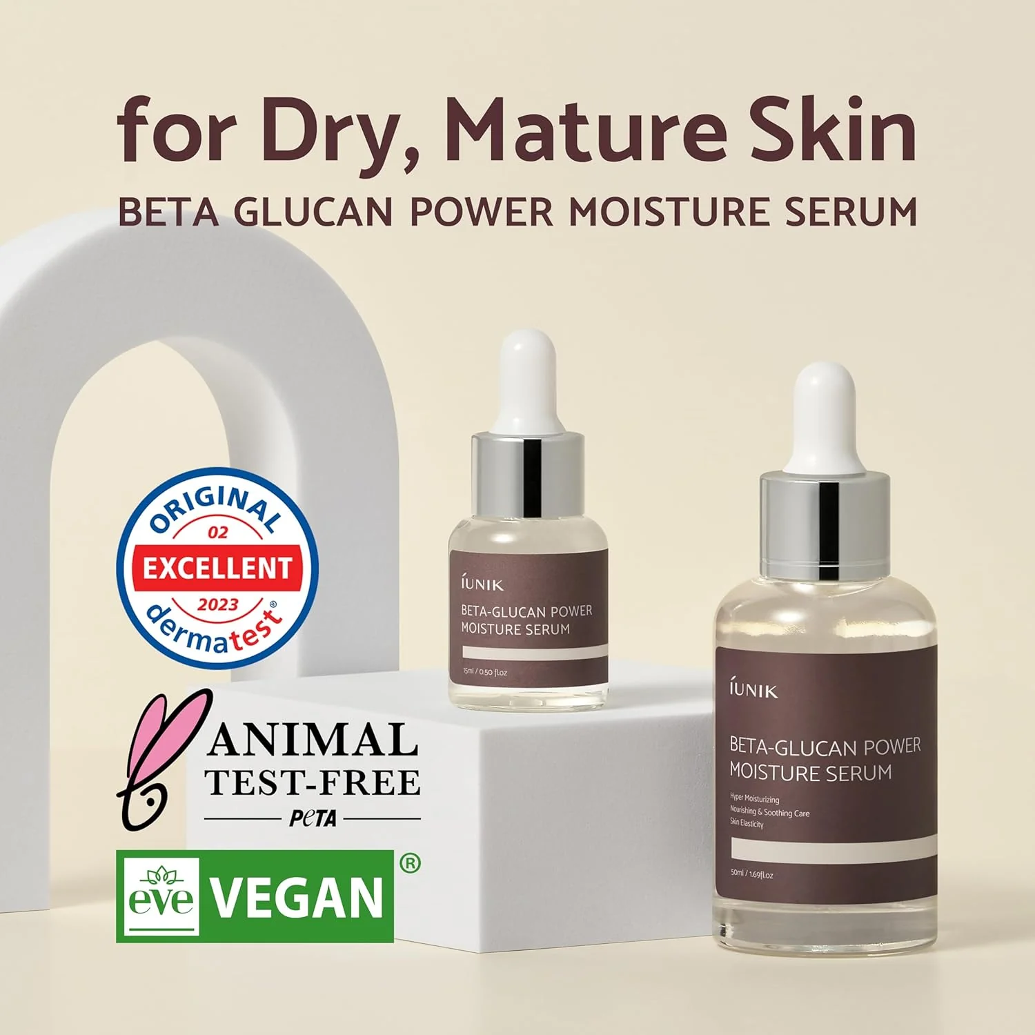 IUNIK Beta Glucan Power Moisture Serum 50ml - Image 2