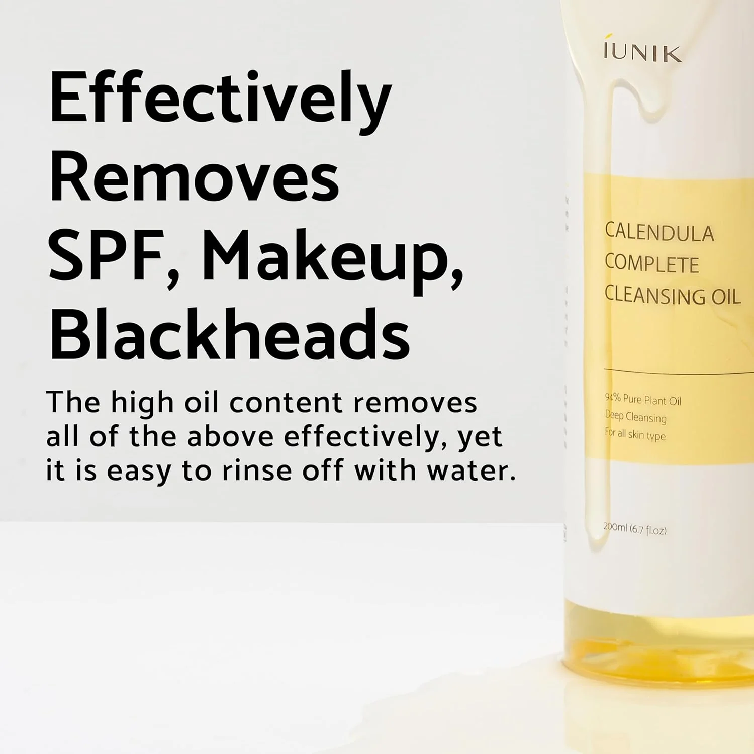 IUNIK Calendula Complete Cleansing Oil 200ml - Image 2