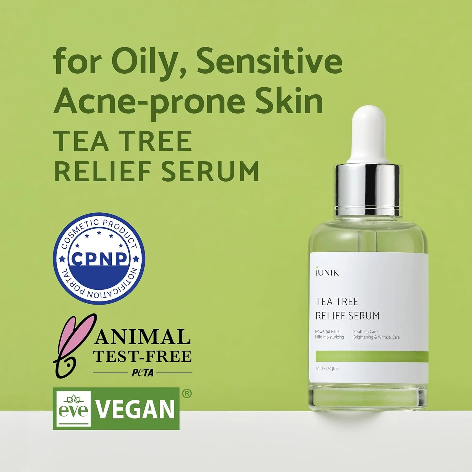 IUNIK Tea Tree Relief Serum 50ml - Image 4