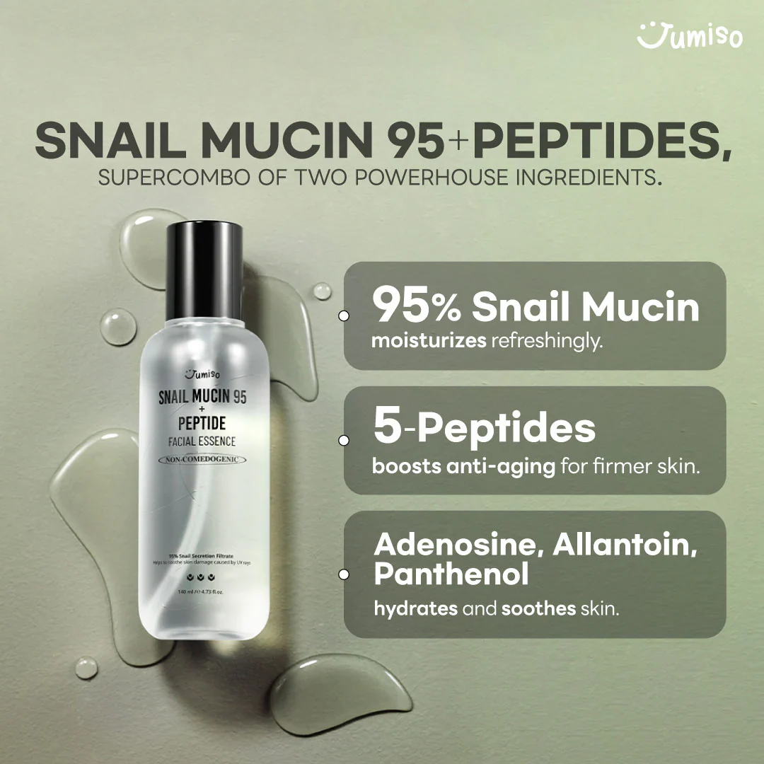 JUMISO Snail Mucin 95 + Peptide Essence 50mL - Image 3