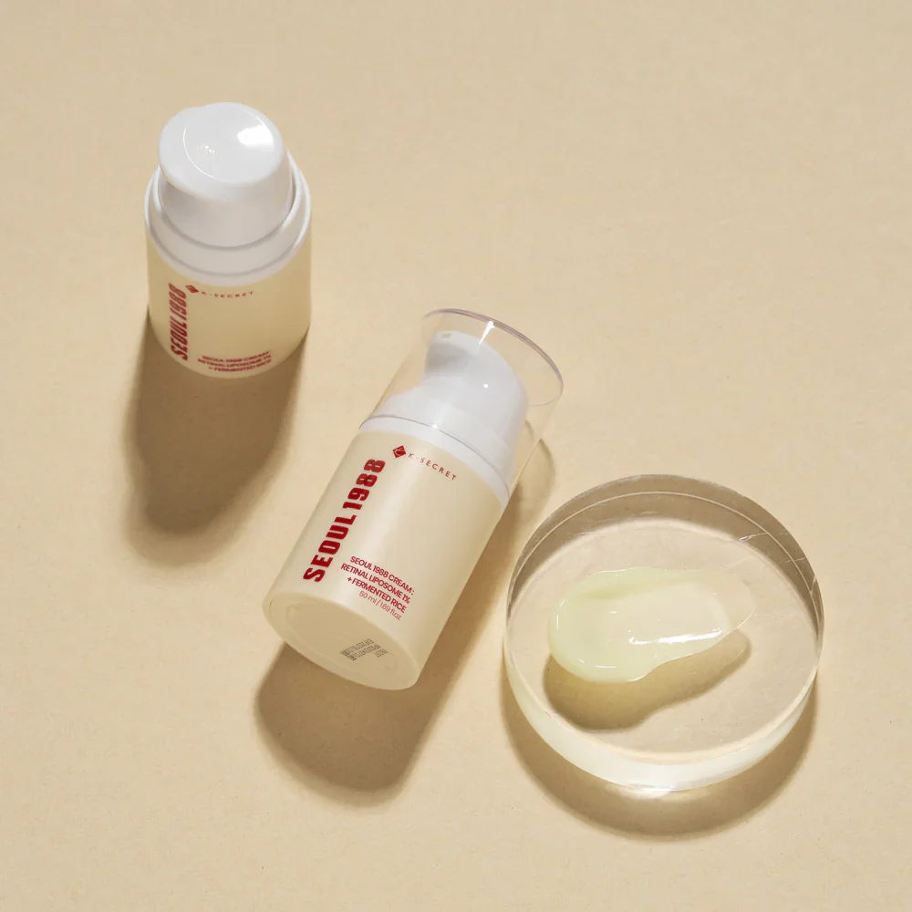 KSECRET Seoul 1988 Cream: Retinal Liposome 1% + Fermented Rice 50ml - Image 3