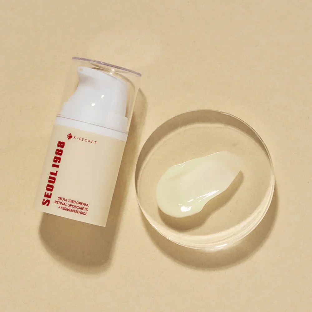 KSECRET Seoul 1988 Cream: Retinal Liposome 1% + Fermented Rice 50ml - Image 4