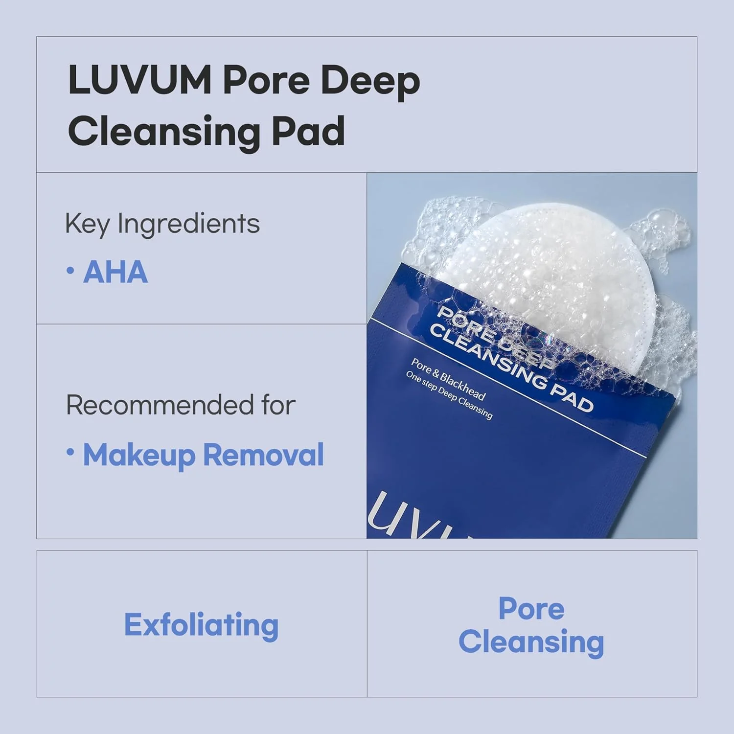 Luvum Pore Deep Cleansing Pad 10 Pcs - Image 2