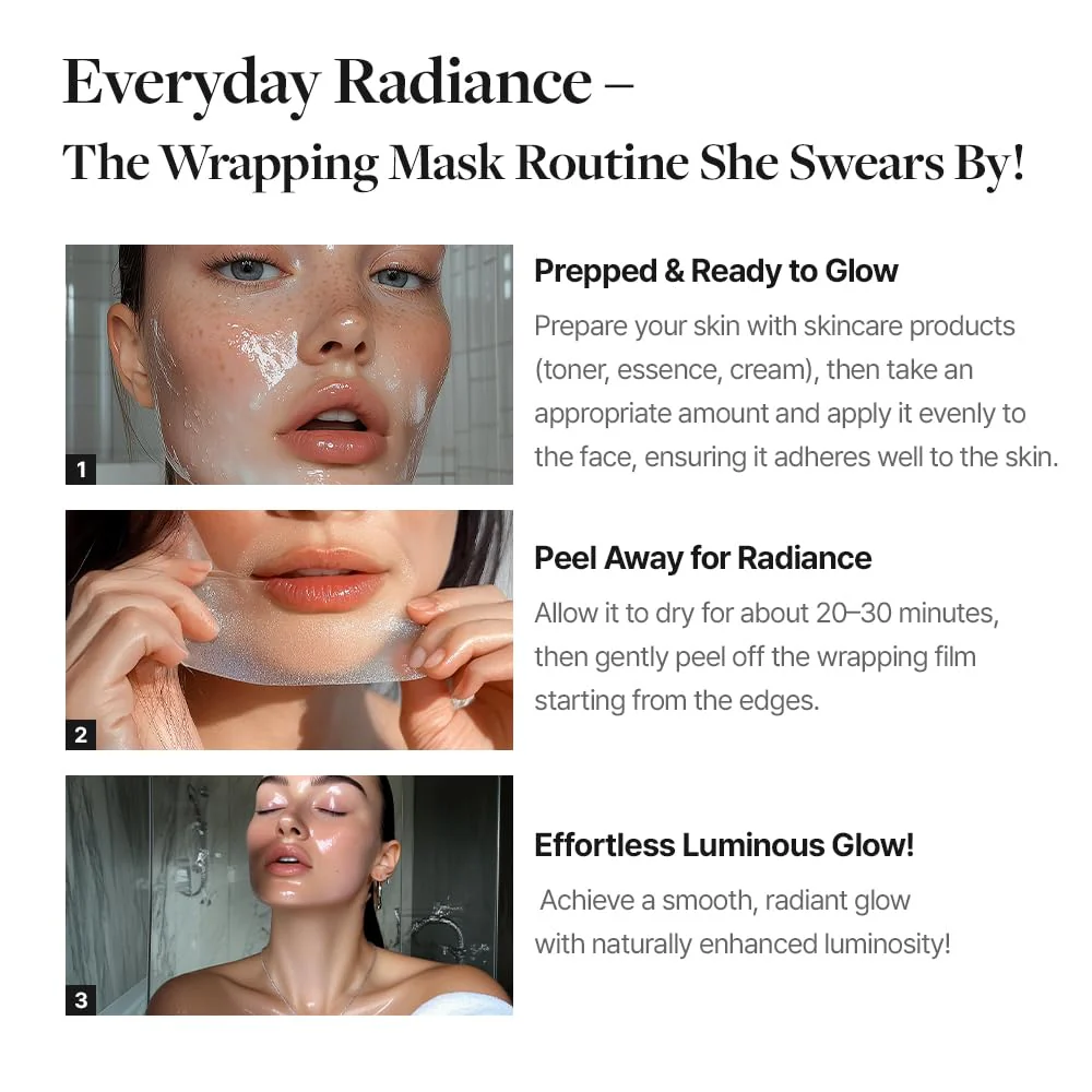 MDP Red Lacto Collagen Wrapping Mask 70ml - Image 6