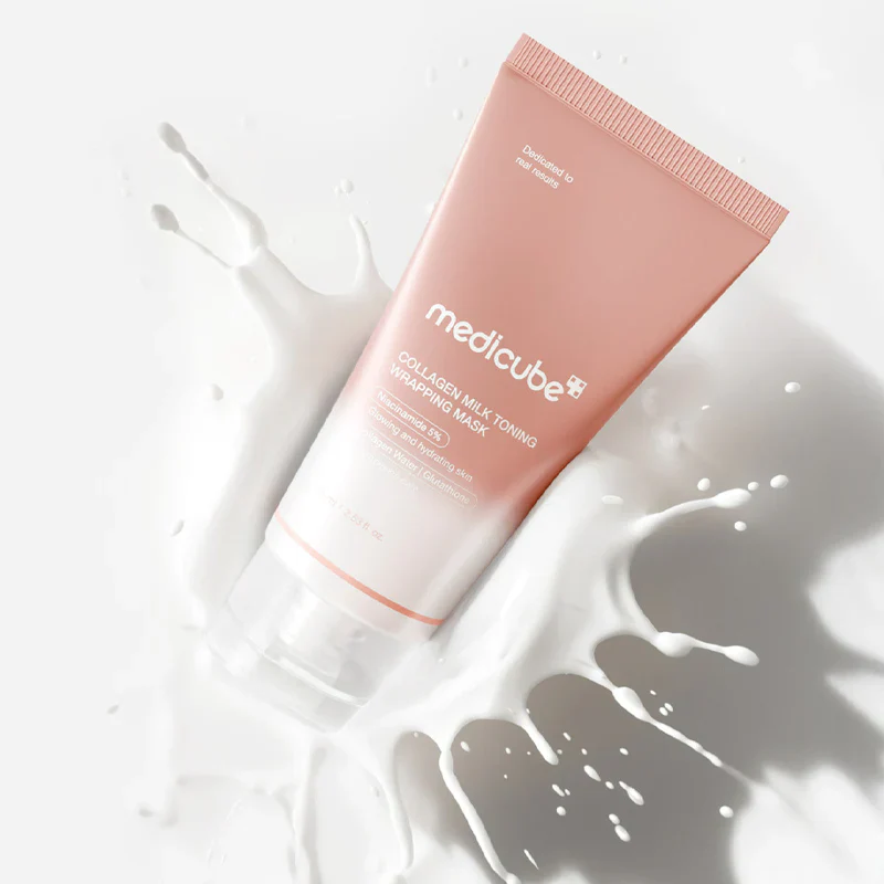 Medicube Collagen Milk Toning Wrapping Mask 75mL - Image 2