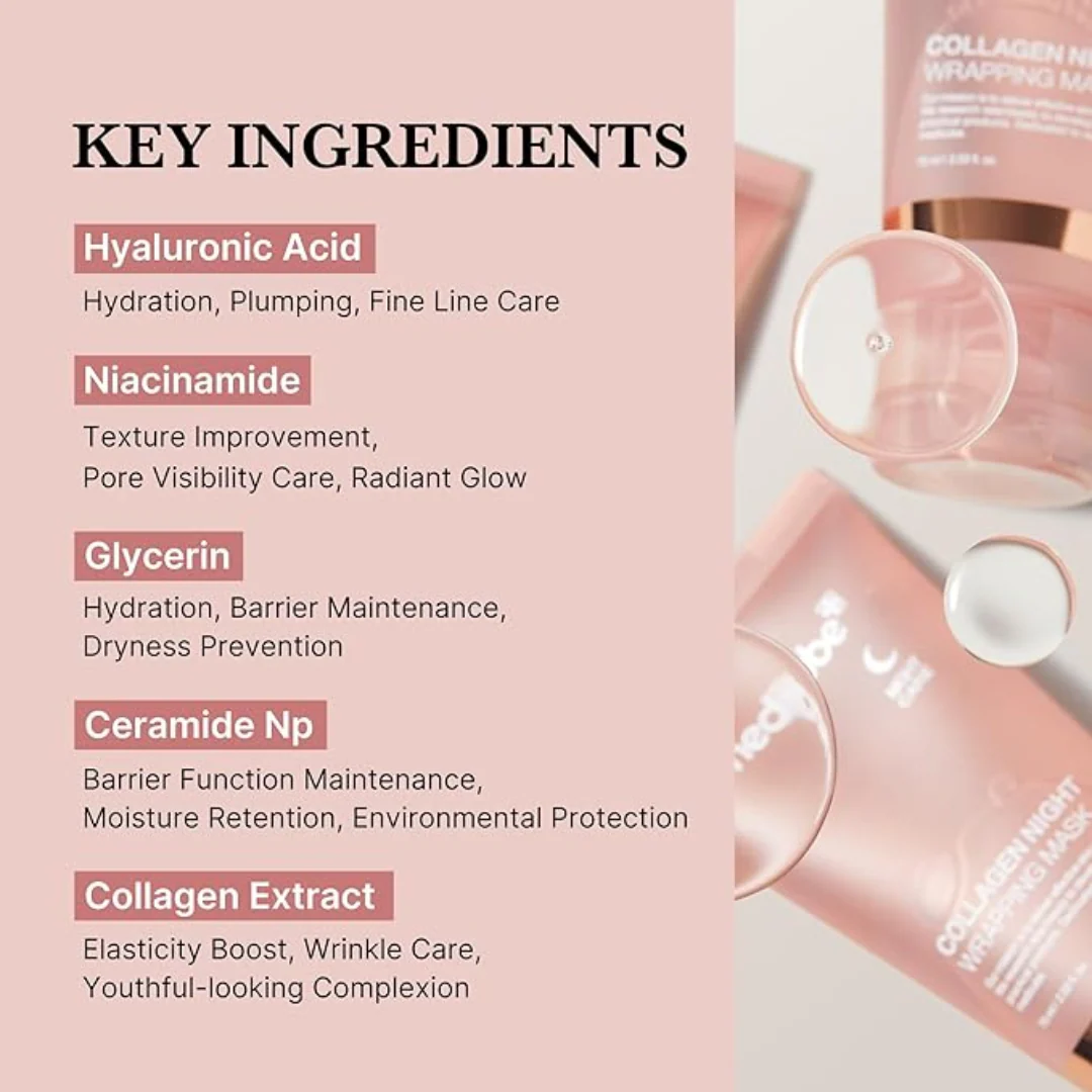 Medicube Collagen Night Wrapping Mask 75ml - Image 4