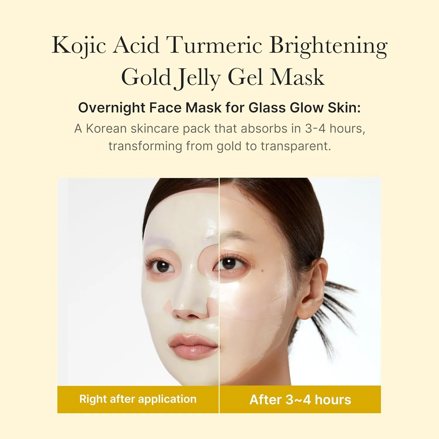 Medicube Kojic Acid Tumeric Brightening Gel Mask 1EA - Image 3