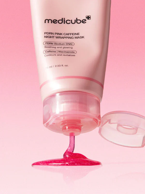 Medicube PDRN Pink Caffeine Night Wrapping Mask 75mL - Image 2