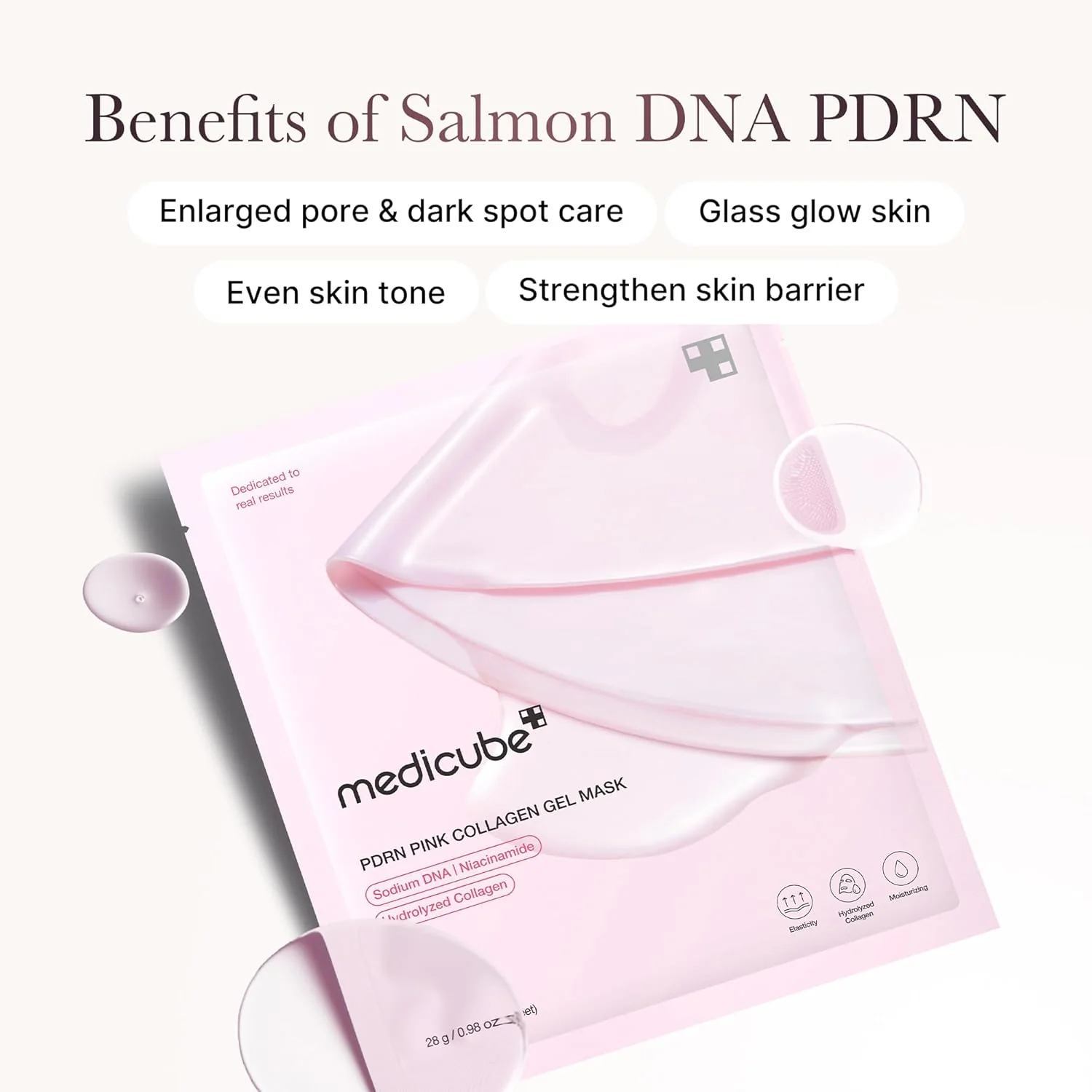 Medicube PDRN Pink Collagen Gel Mask 1EA - Image 4
